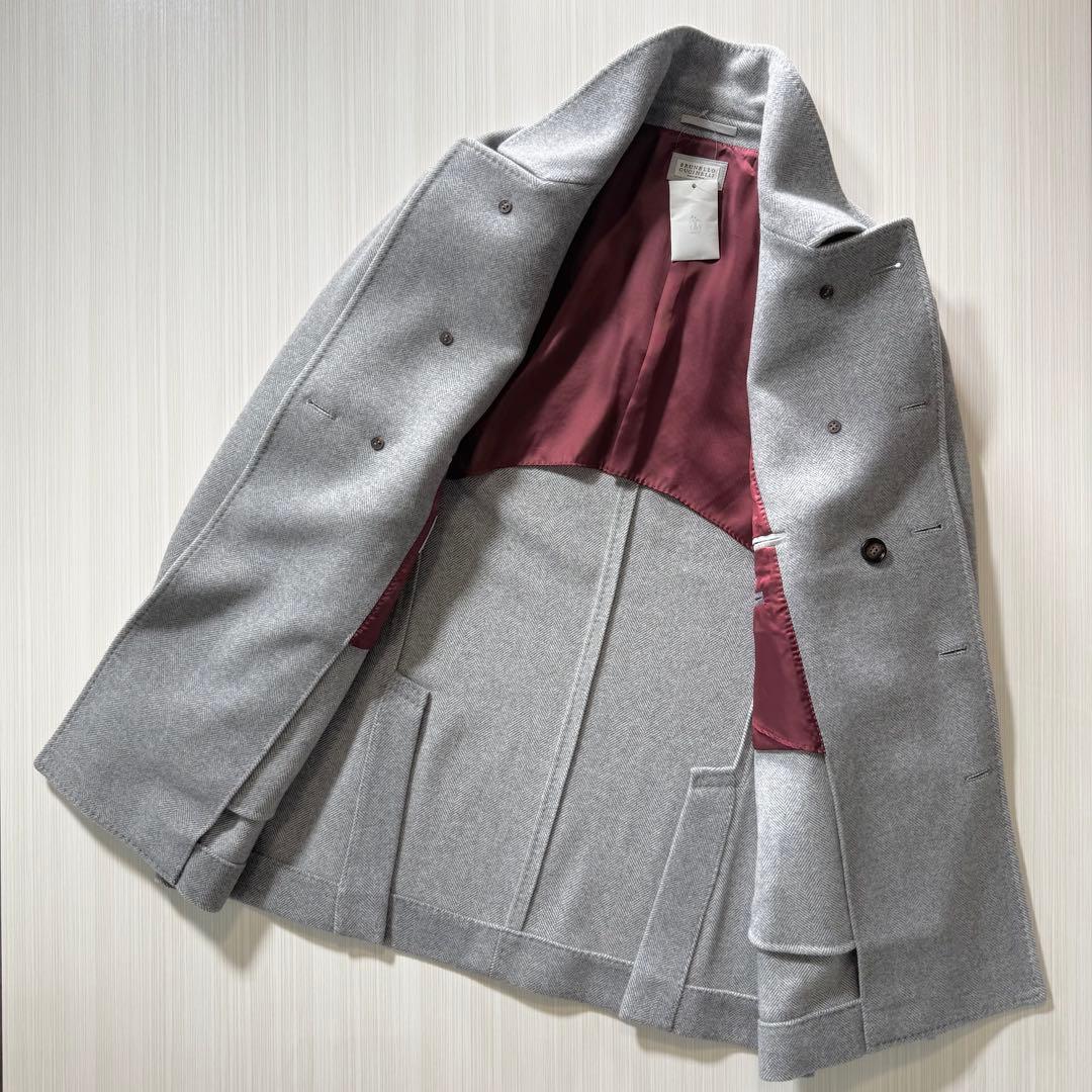 Q26★極美品★21-22AW★極上カシミヤ混 キャバンコート ブルネロクチネリ