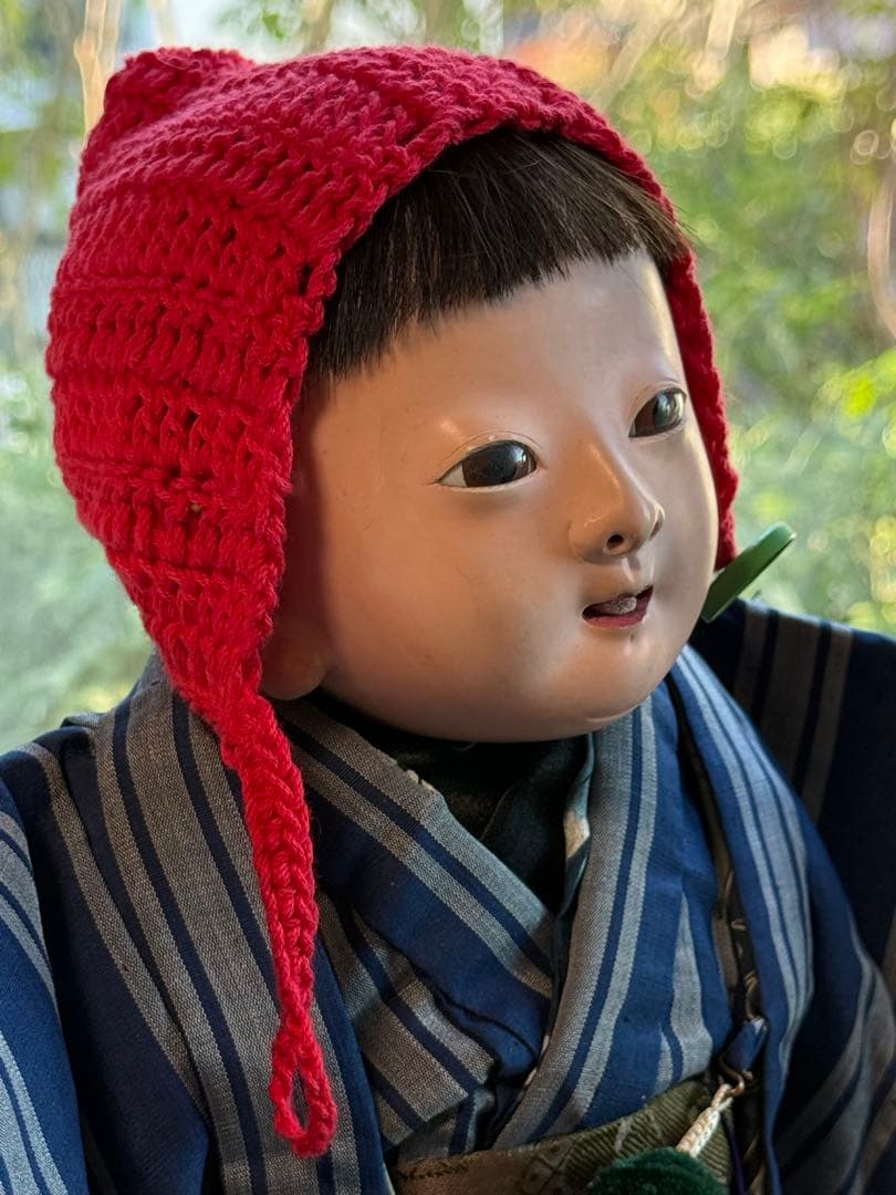 市松人形　抱き人形　伊東久重　42cm