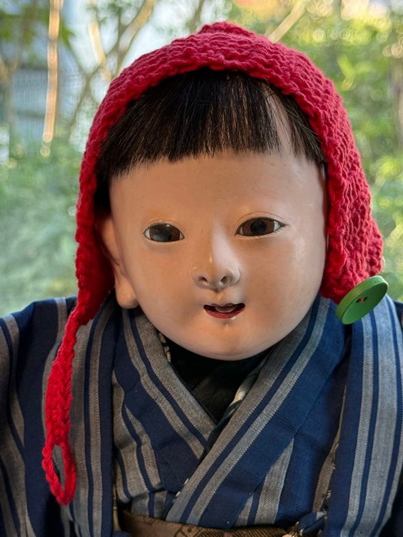 市松人形　抱き人形　伊東久重　42cm