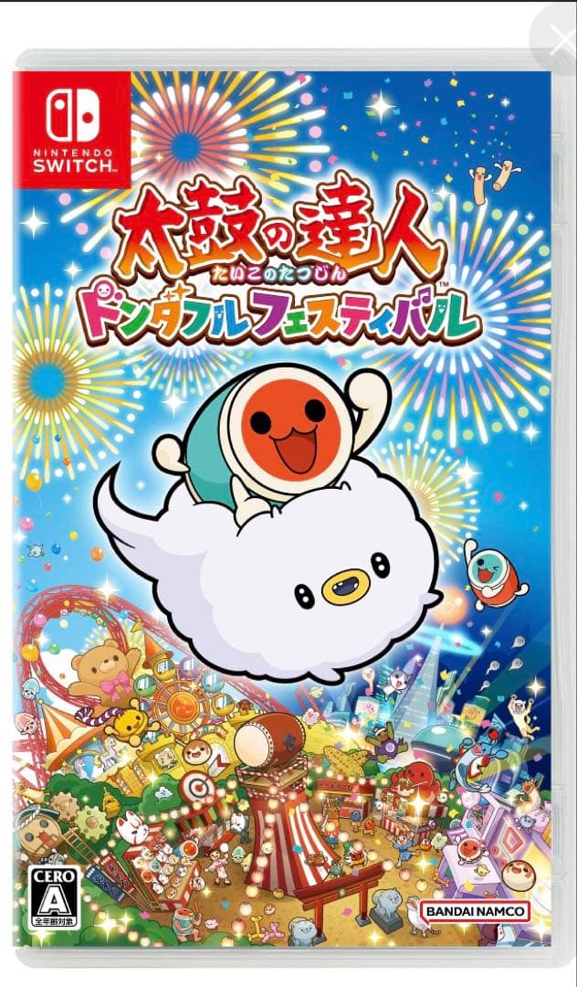 太鼓の達人ドンダフルフェスティバル　太鼓付き　Switch