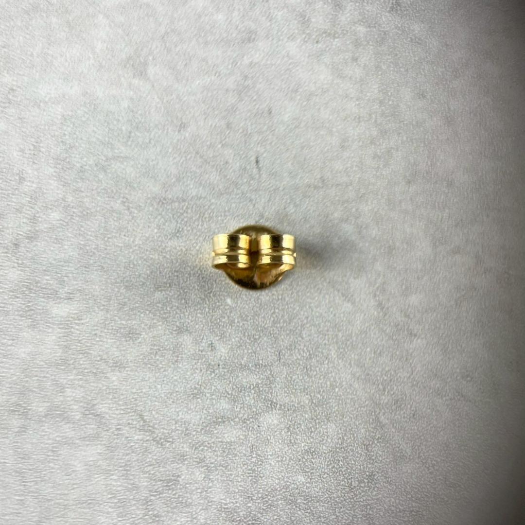 現行　CELINE　セリーヌ　トリオンフ　ラインストーン　ピアス　ゴールド　金色