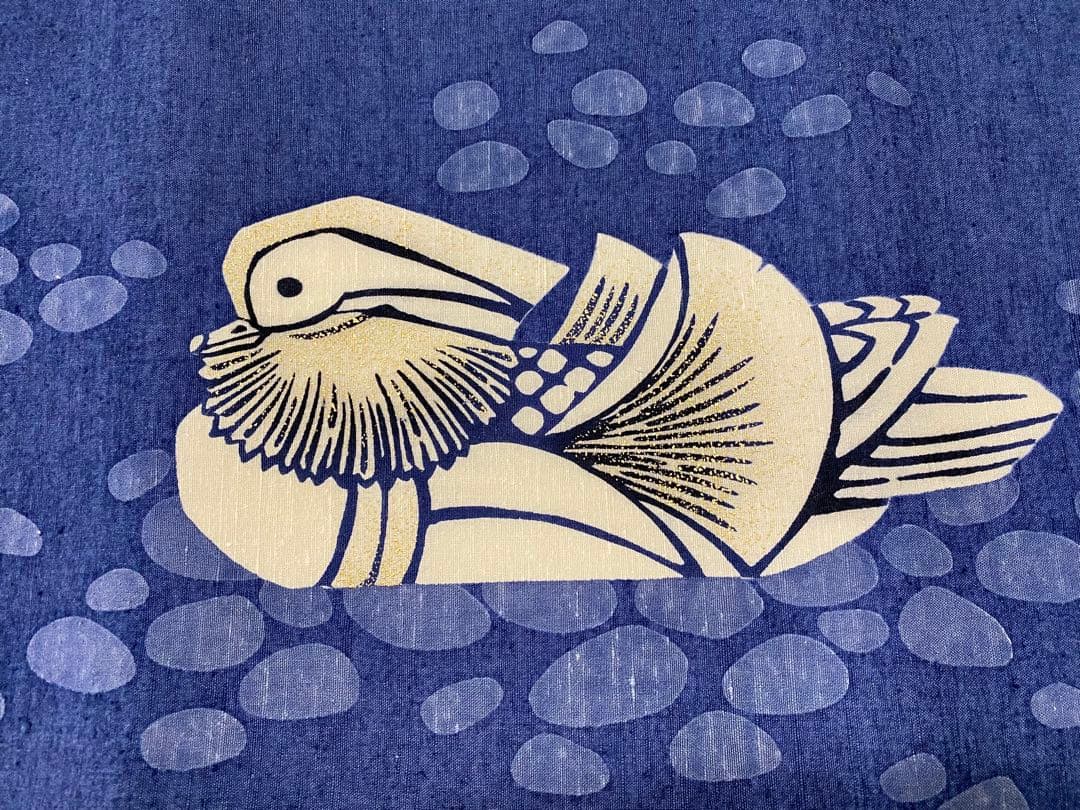 人間国宝　羽田登喜男作　卓布