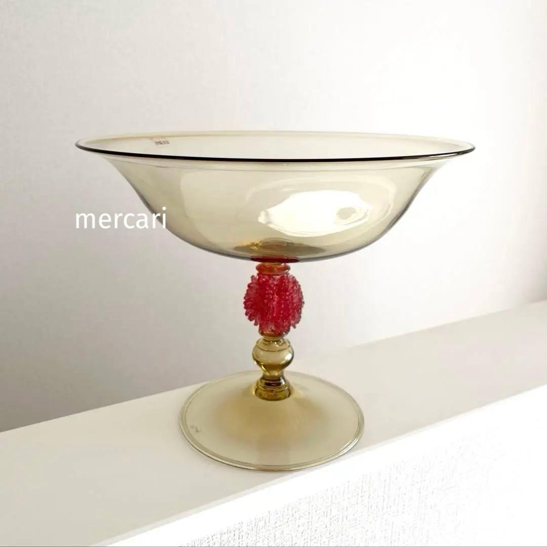 PAULY コンポート ベネチアングラス/ムラーノ muranoガラス 花器