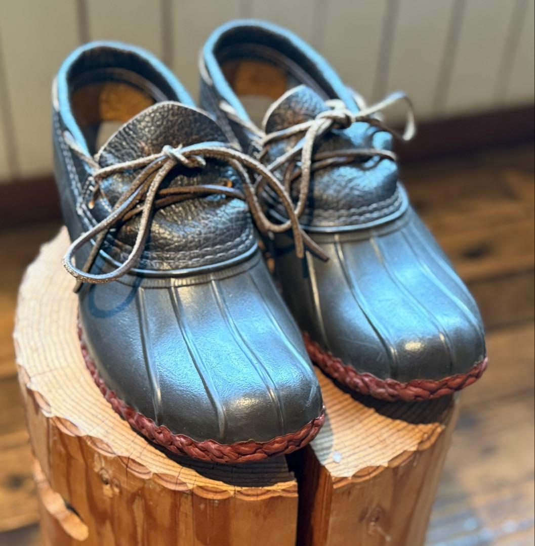 LLbeanビーンブーツ　ガッシュー　ブラウン レースアップ　赤ソール