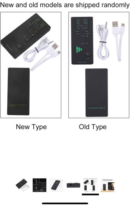 携帯 ボイスチェンジャー Qiilu外付けサウンドカードポータブルミニボイス