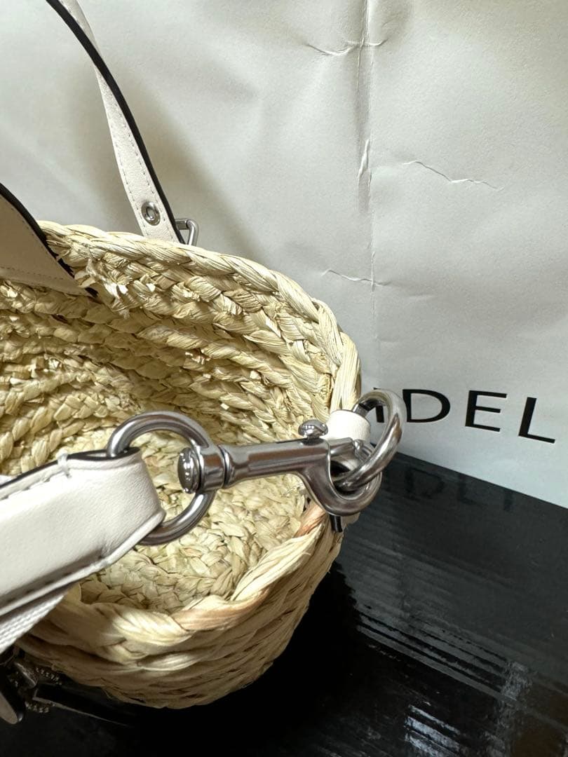 COACH かごバッグ ホワイト