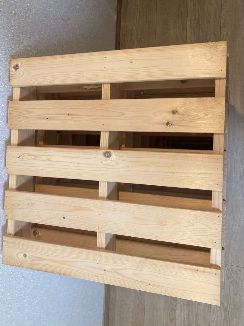 木製パレットベッド　8枚　シングルサイズ すのこベッド 正方形　DIY 棚