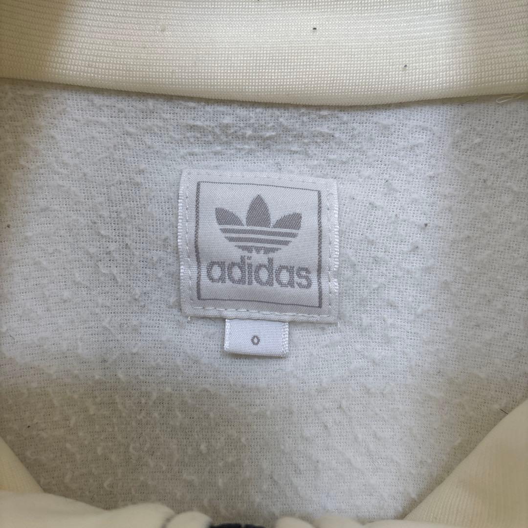 70's復刻　adidas アディダス　トラックジャケット　ホワイト　万国旗