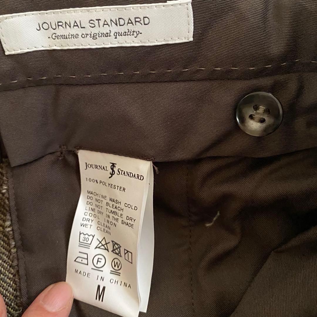 ジャーナルスタンダード　メンズスーツ上下セットアップブラウン系ジャケット