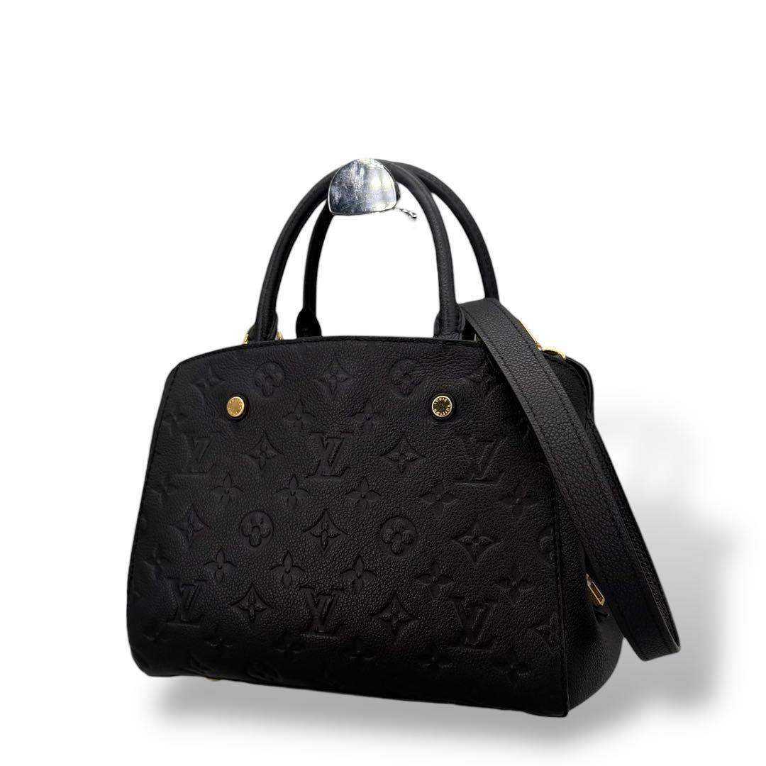 未使用級　ルイヴィトン　モノグラム　アンプラント　モンテーニュBB ハンドバッグ