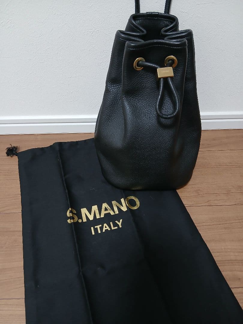 極美品⭐エスマーノ　ドローストリングバッグ　巾着