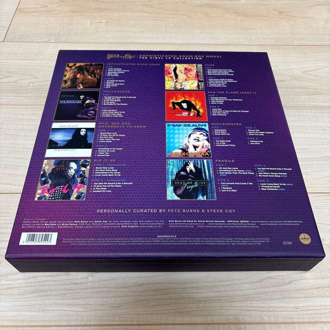洋楽 Dead Or Alive Sophisticated BoomBox 10LP