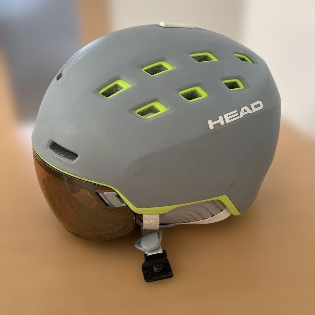 HEAD スキー ヘルメット グレー/ライム