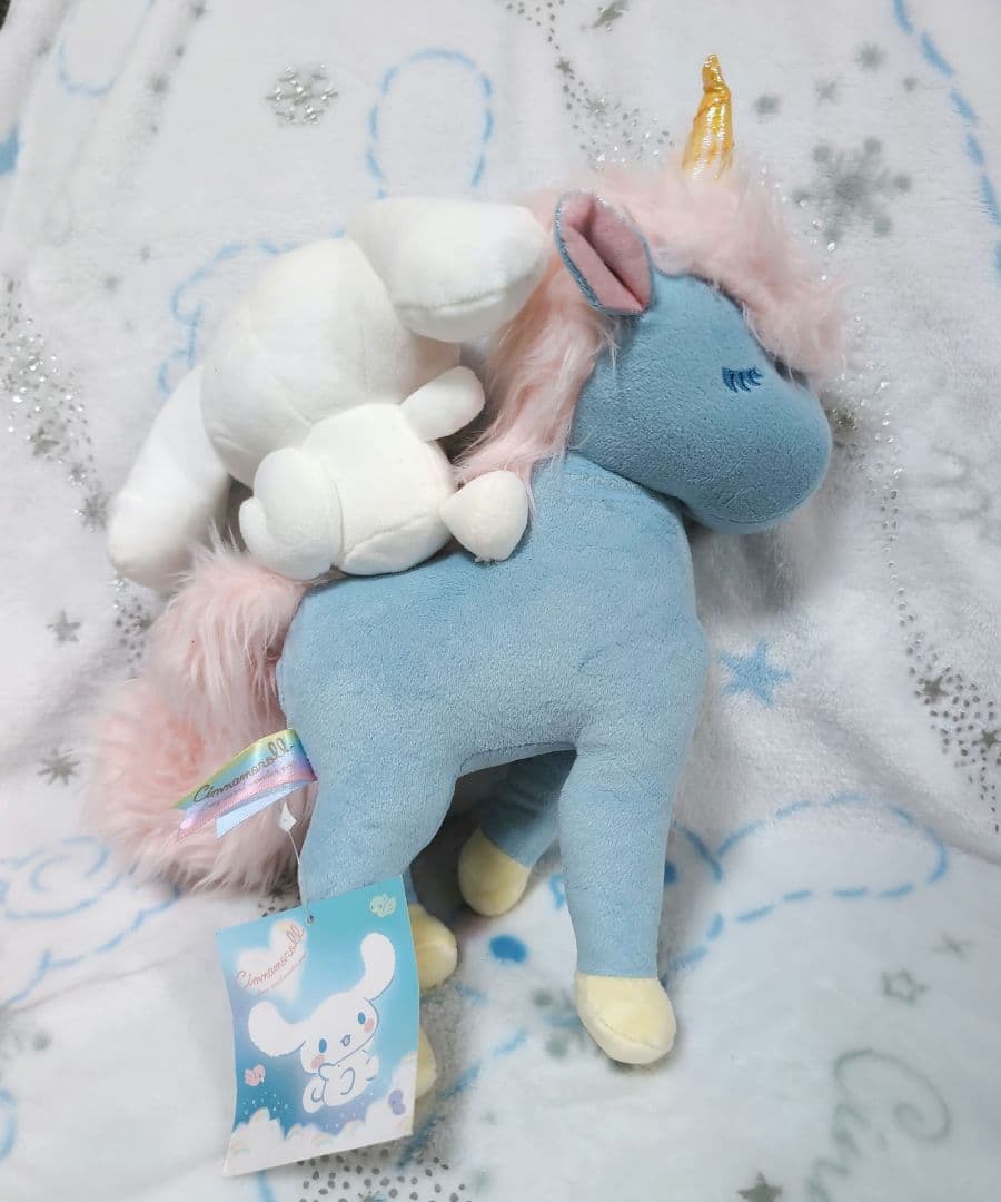 シナモン ユニコーン ふわふわシナモロール展　限定 ぬいぐるみ　サンリオ