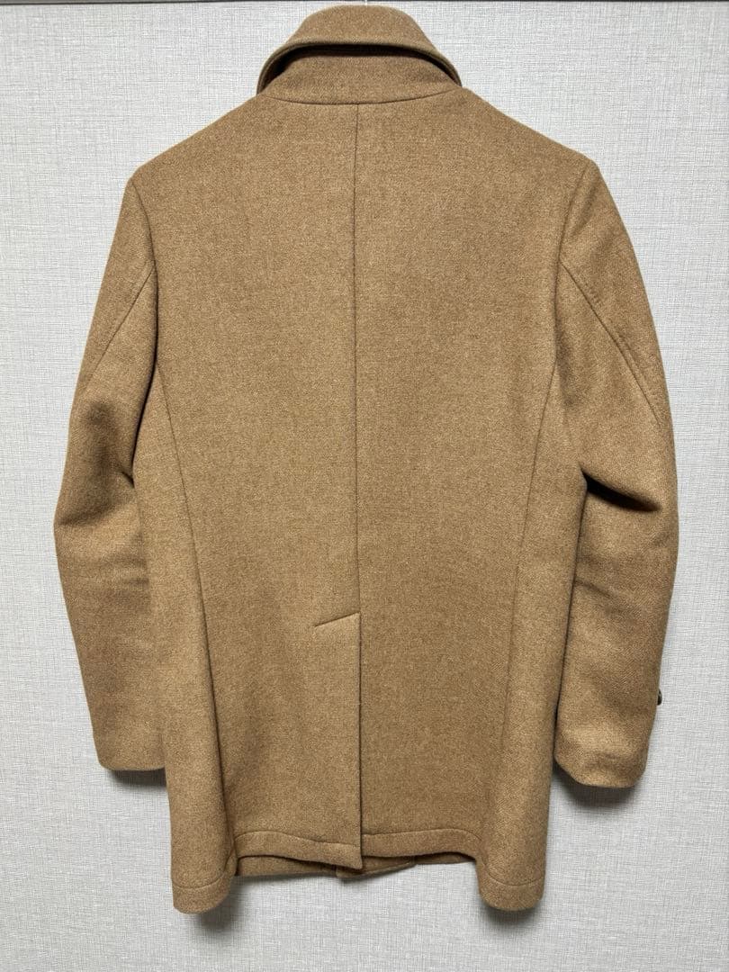 【美品】SHIPS／シップス　ダブルフェイスメルトンカーコート