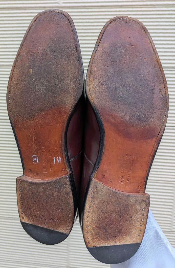 【クリスマスセール】J.M.WESTON300パンチドキャップトゥ7.5D超美品