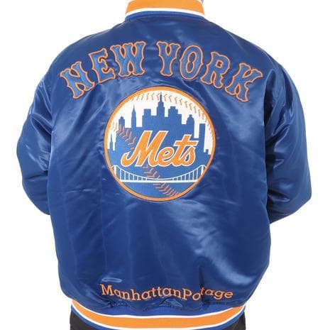 L　マンハッタンポーテージ　スタジアムジャンパー　MLB　コラボ　メッツ