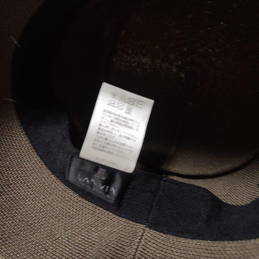 LANVIN バケットハット ブラウン/ブラック