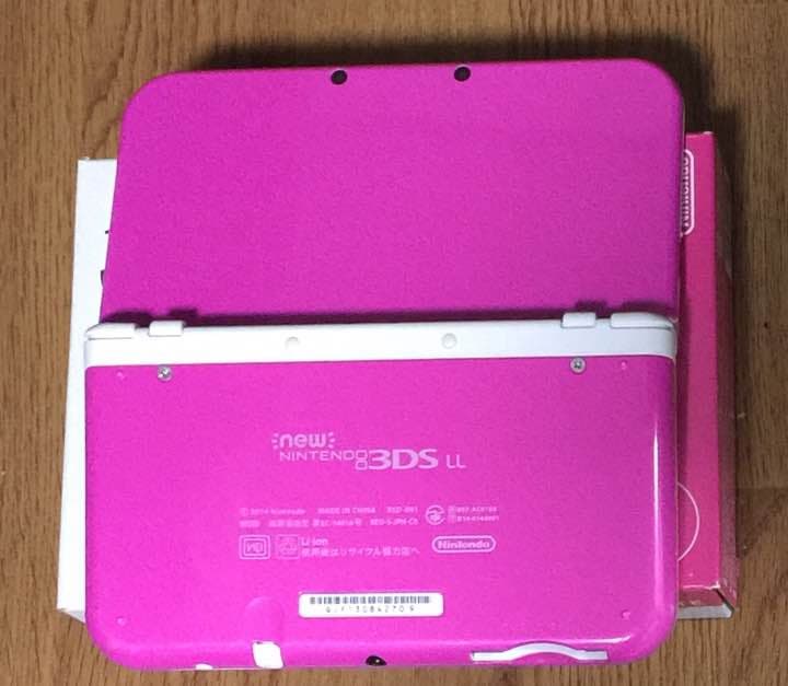 『じゅんぽん』New 3DS LL 本体 ピンクホワイト