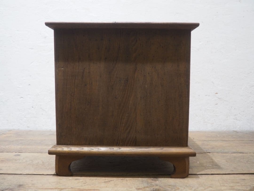 1276 ヴィンテージ　収納棚　陳列台　レコードラック　ケース　レトロ　古家具