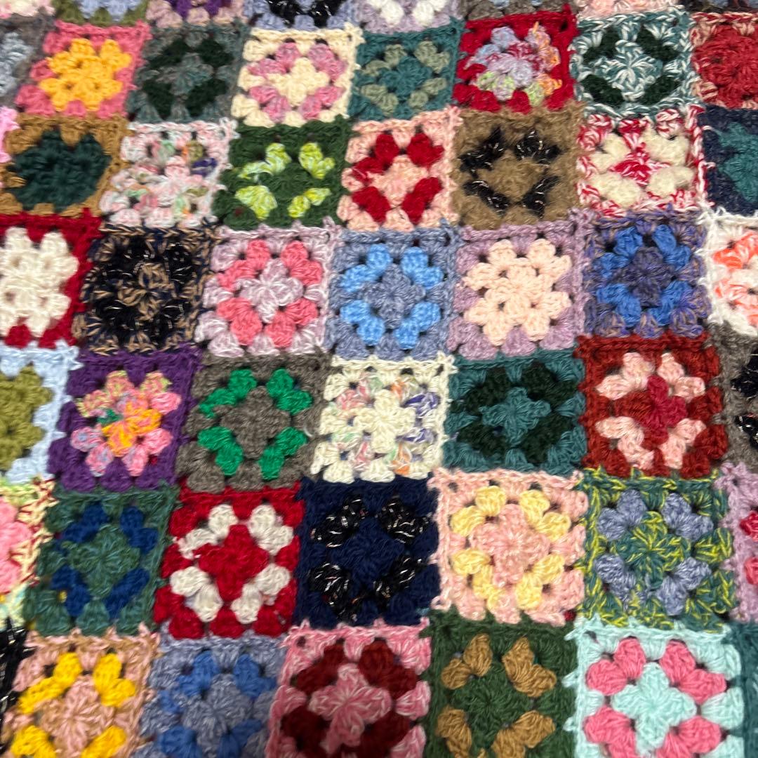 圧縮発送多色グラニースクエアマルチカバーハンドメイド