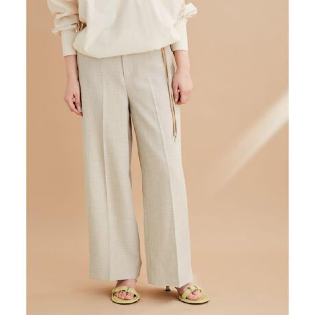 美品　アダムエロペ セットアップ　ツイードテーラードジャケット　パンツ　38