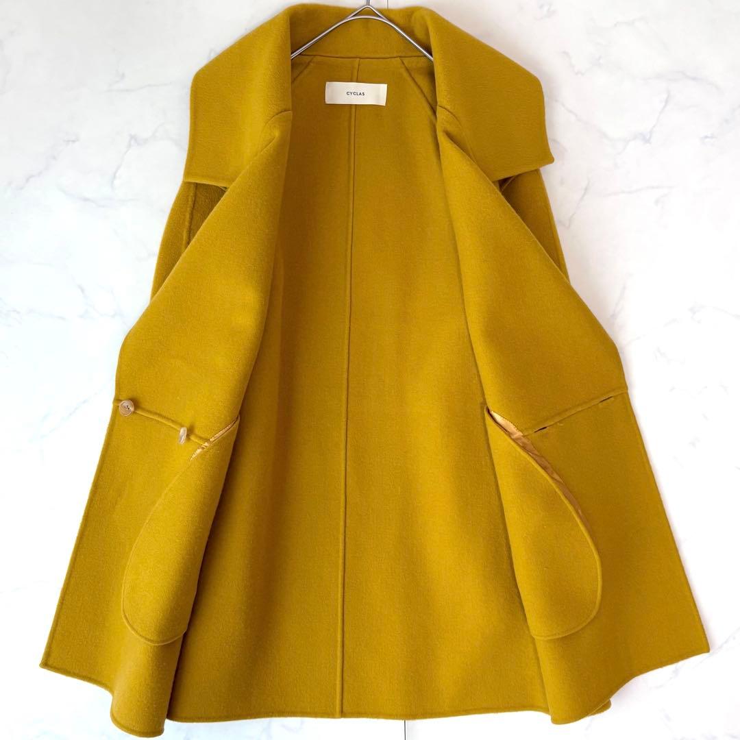 ★be_myself0723専用★シクラス　ウールリバーコート　ミドル丈　34