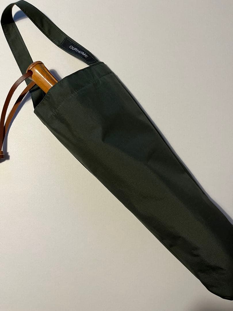 アワーホーム　完全遮光100％折りたたみ傘　オリーブ