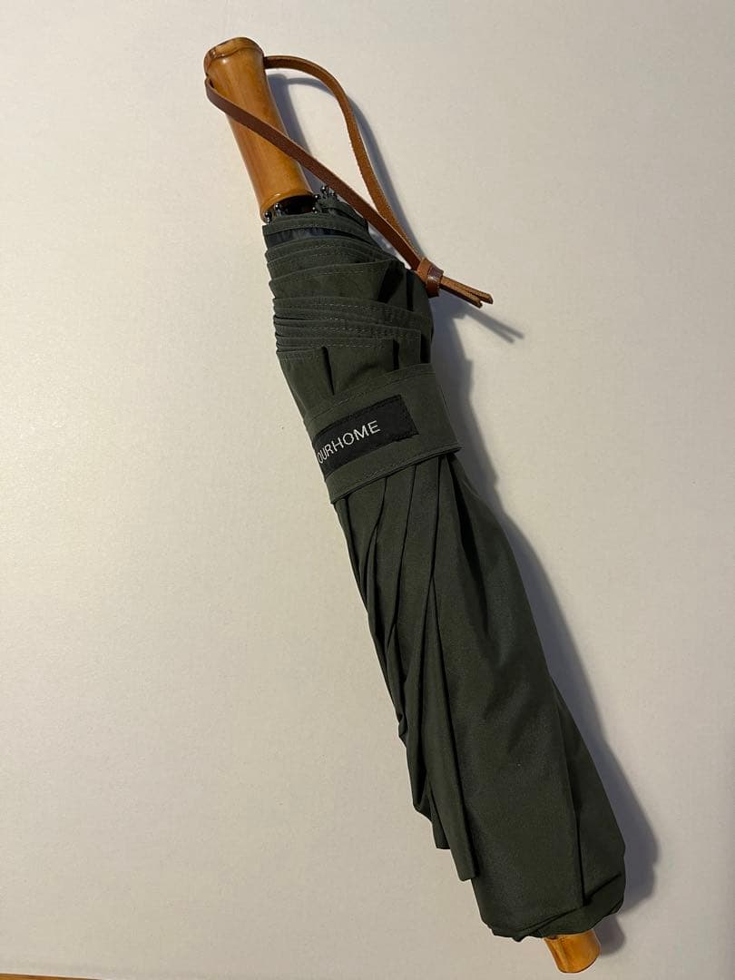 アワーホーム　完全遮光100％折りたたみ傘　オリーブ