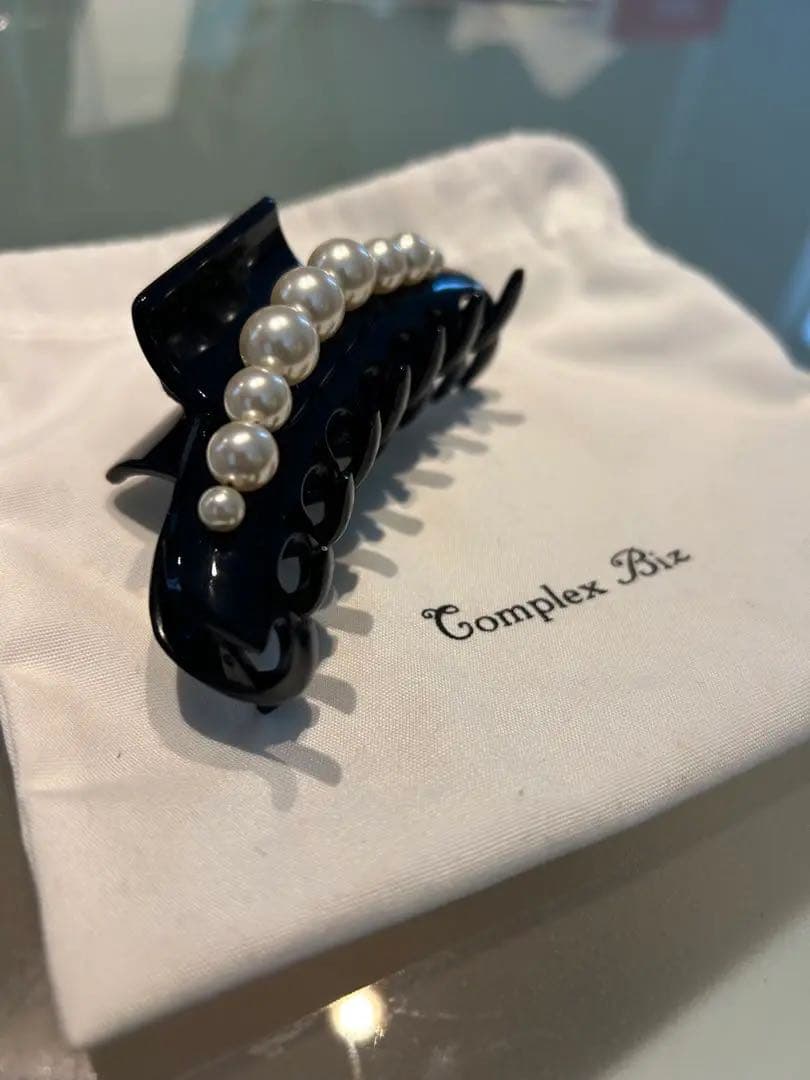 Complex Biz ブラックパールヘアクリップ