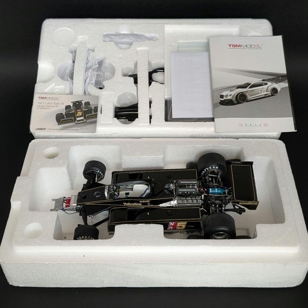 TSM 1/18 LOTUS Type78 ローンチver. M.アンドレッティ