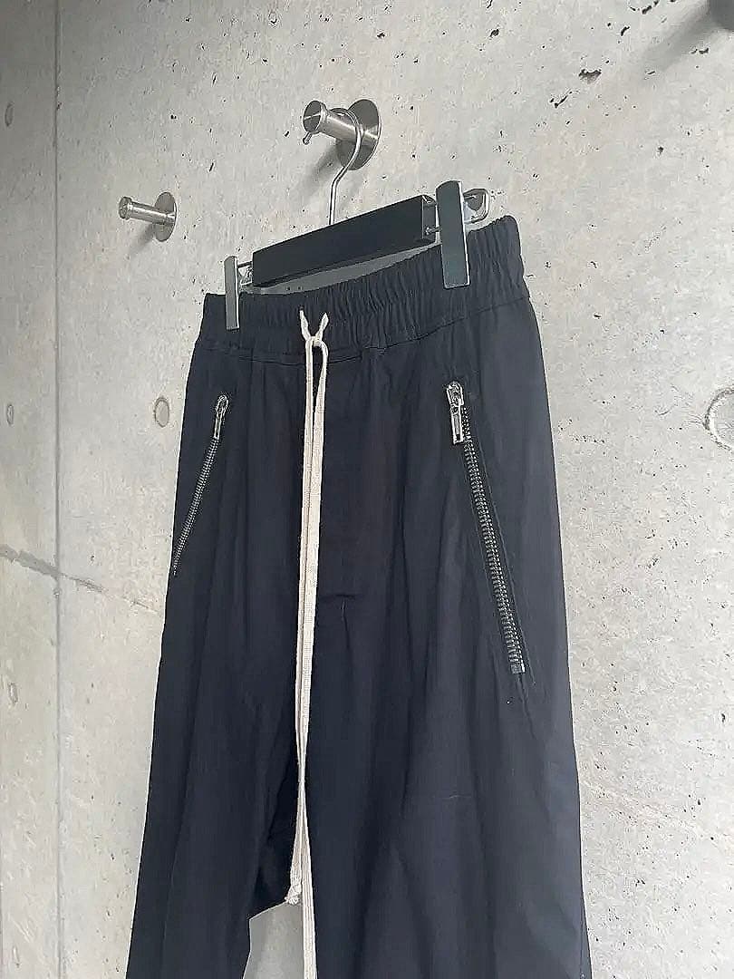 Rick Owens 20SS クロップドドローストリングパンツ ブラック