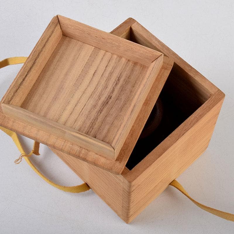 茶道具　瀬戸焼　南山窯　田沼起八郎作　渋紙手　茶入　仕覆付　共箱　V　8581