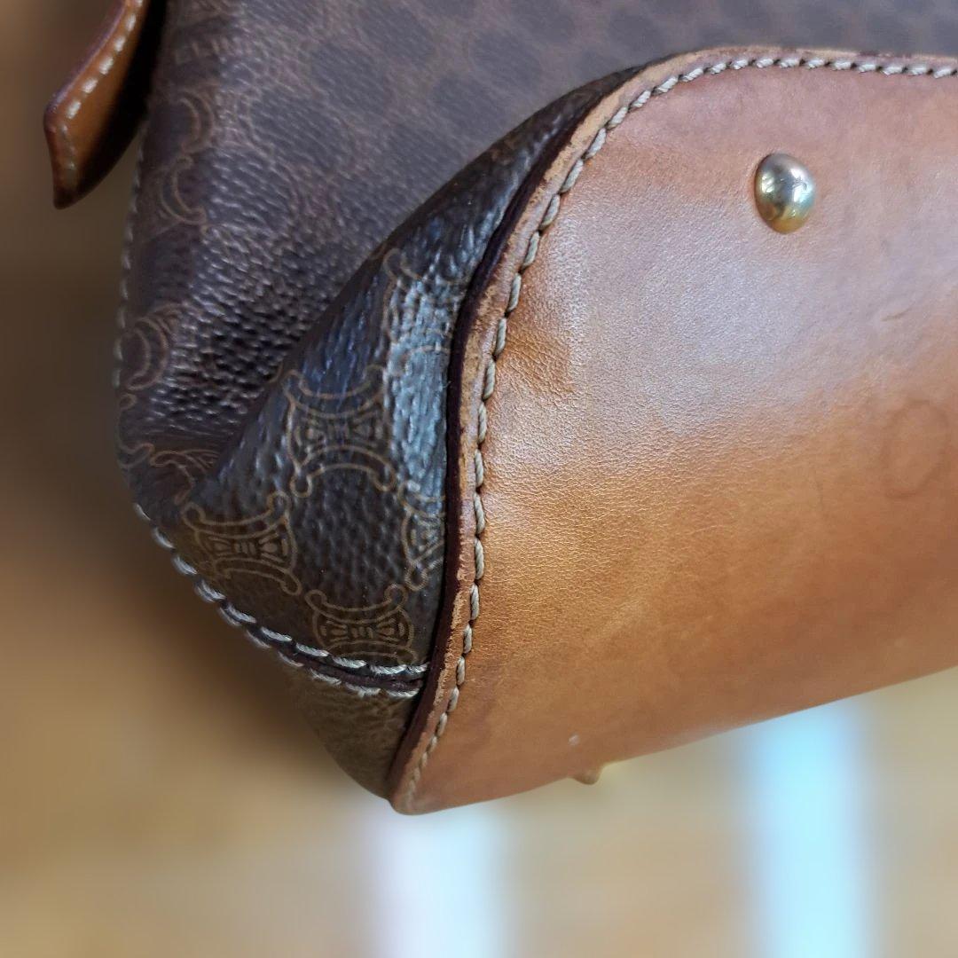 セリーヌ ブラウンハンドバッグ