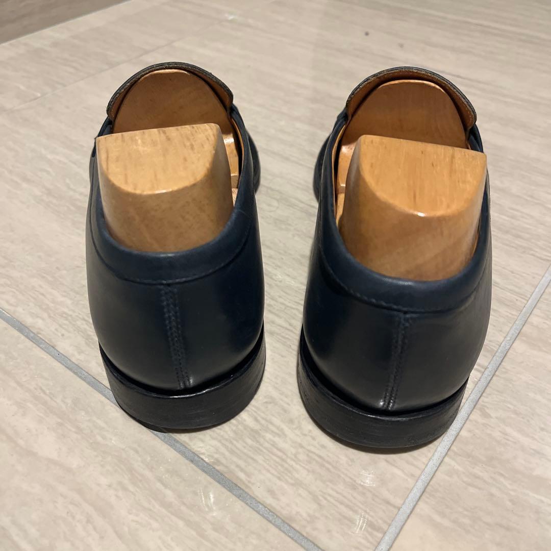 ジャランスリワヤ 98589 18045 ローファー　ネイビー　UK7