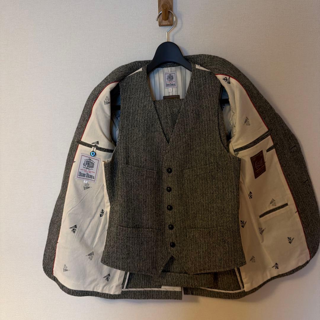 J.PRESS × BLUE BLUE ウールツイード スリーピース