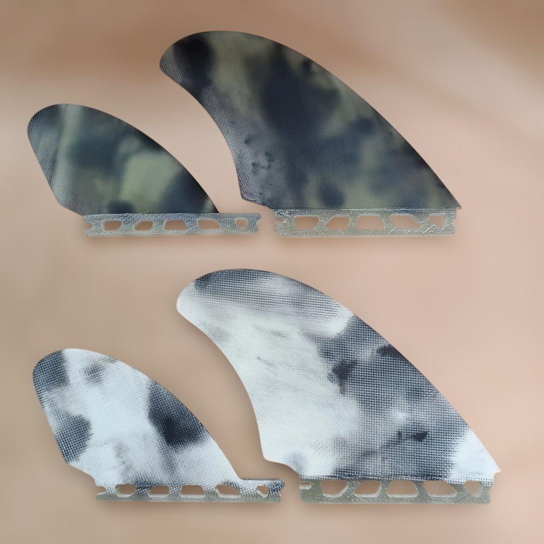 マチャドクワッド系　アートグラス仕様　クワッドフィン　フューチャーフィン対応