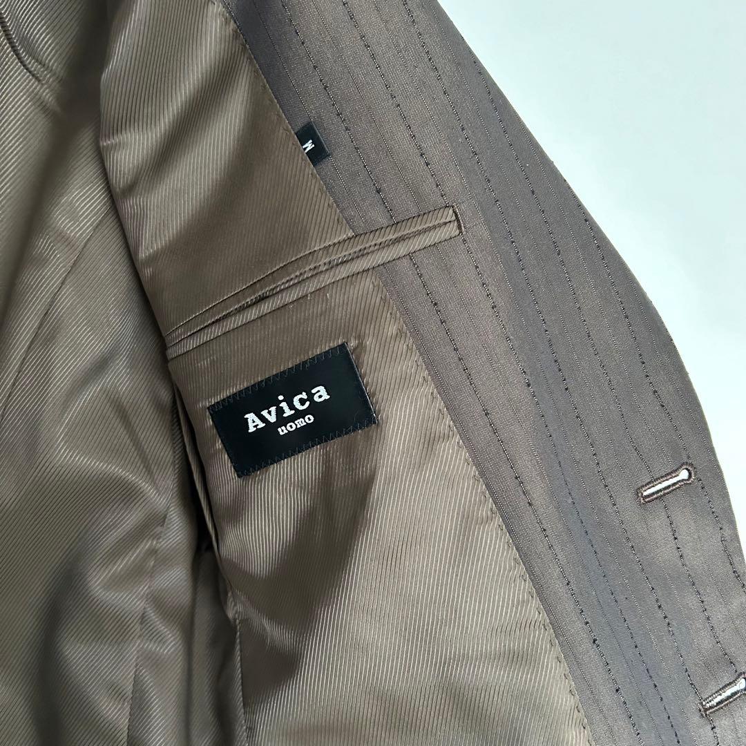 【美品】結婚式　メンズ　タキシード(ブラウン)、上下＋ベスト3点　小物セット無し