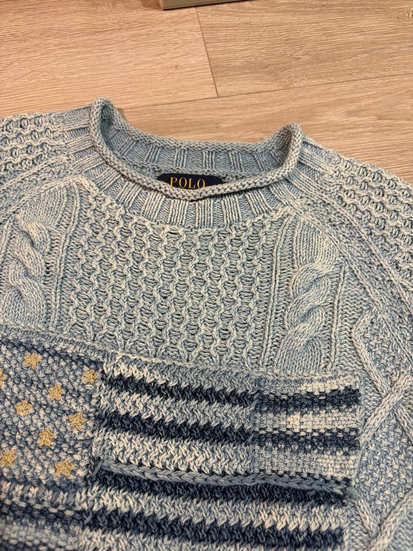 Polo Ralph Lauren フラグニットXS インディゴ