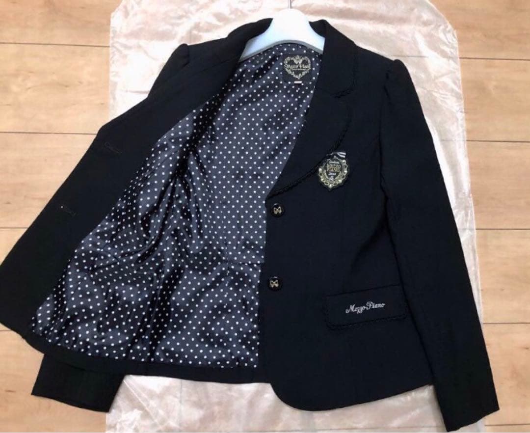 美品 メゾピアノ 150/M 卒服 フォーマルスーツ 卒業式 入学式