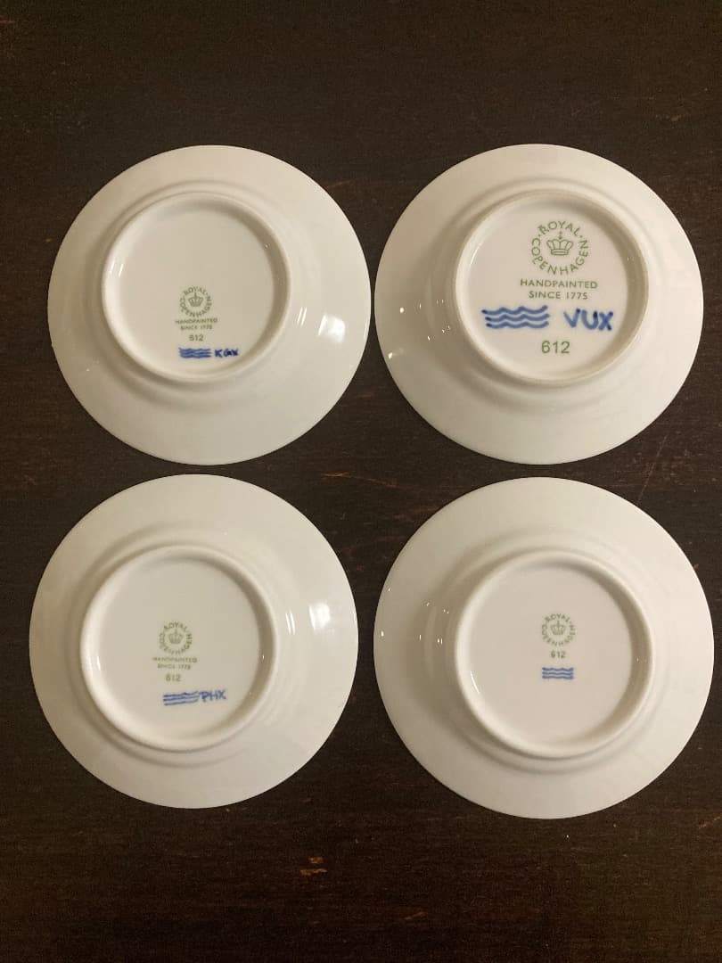 ロイヤルコペンハーゲン　ヒストリーミックス ミニプレート　4枚セット