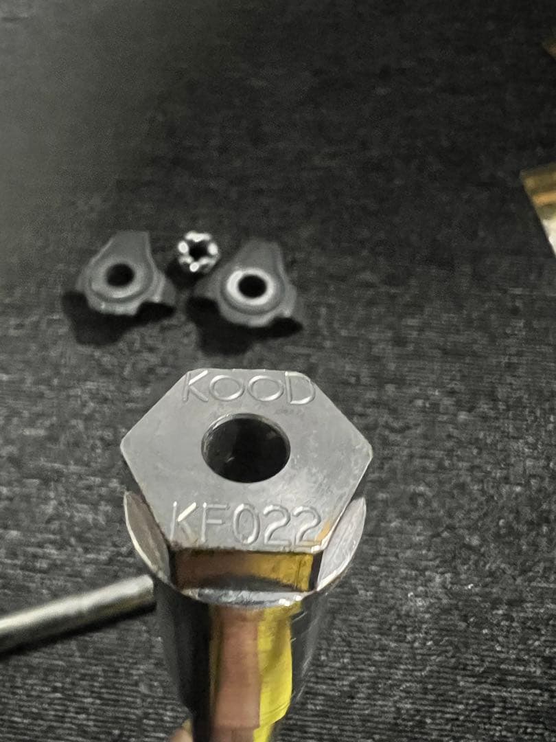 KOOD シャフトKF022 KR022 ZX25R用アクスル 前後セット