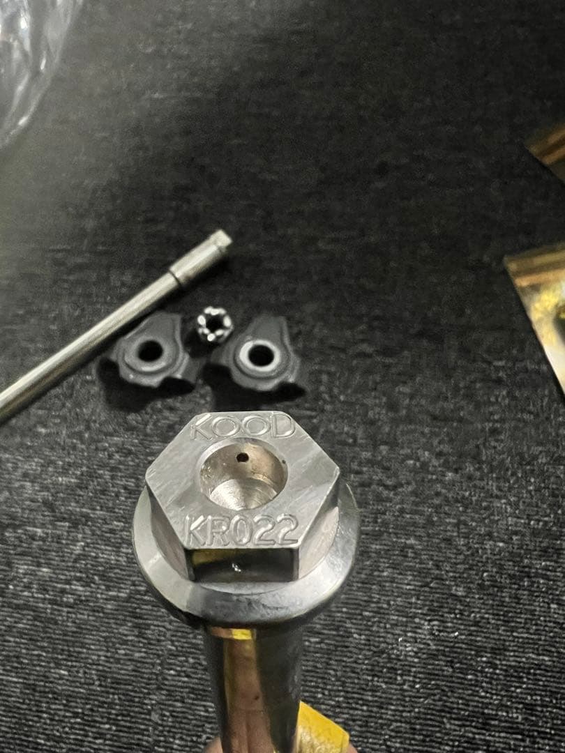 KOOD シャフトKF022 KR022 ZX25R用アクスル 前後セット