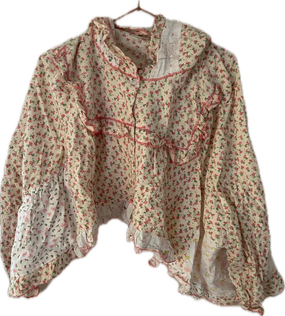 オオハシ商店　floral nel hoodie