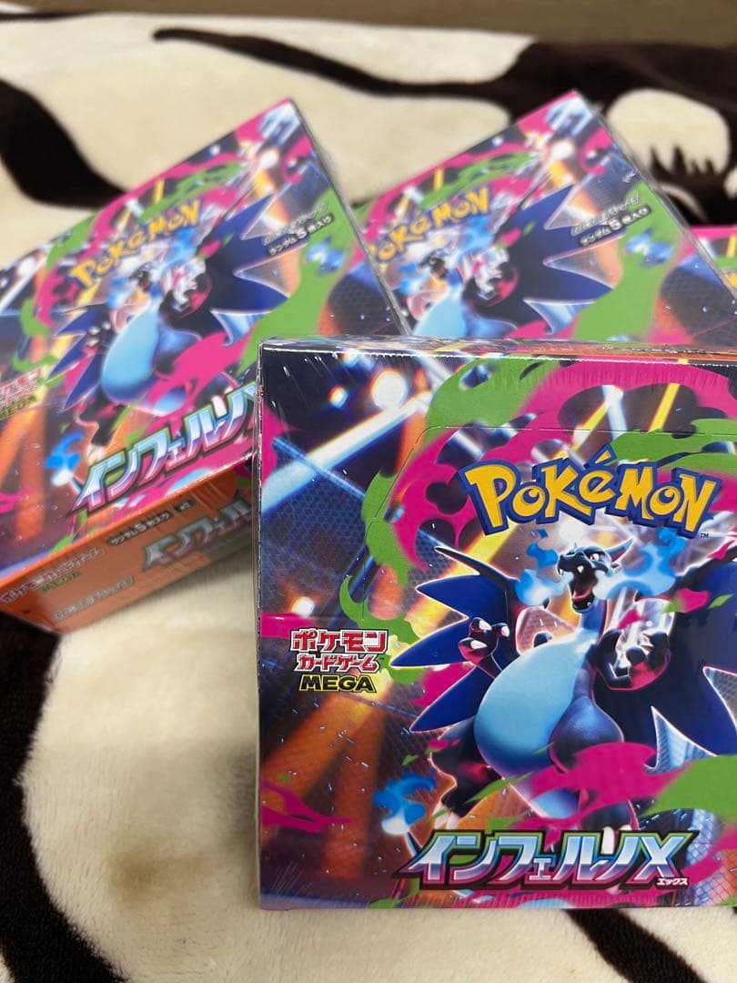 ポケモン インフェルノＸ メガ進化 4箱　シュリンク付き