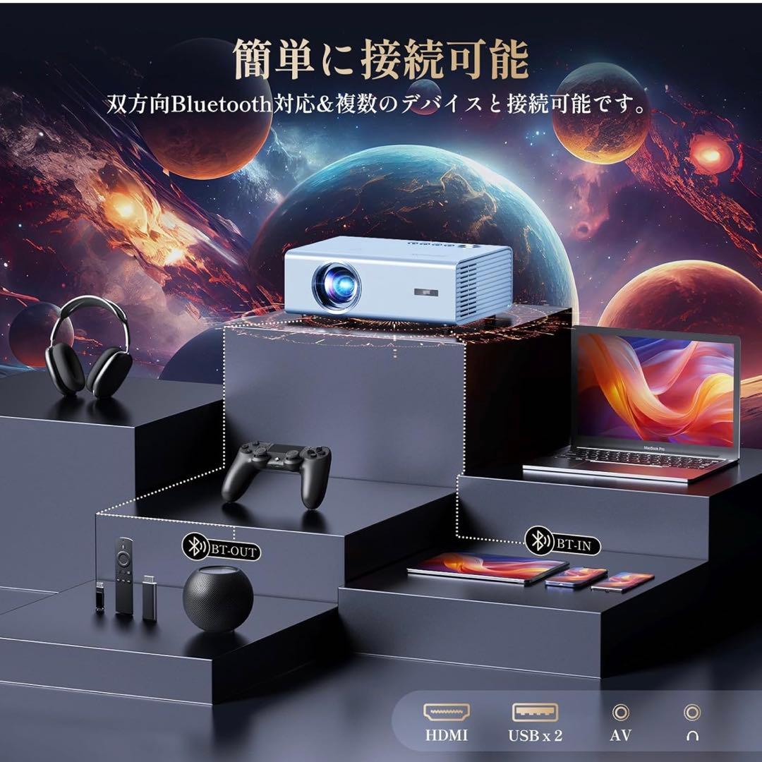 プロジェクター 家庭用 Netflix・Dolby 搭載 iSinbox 4K