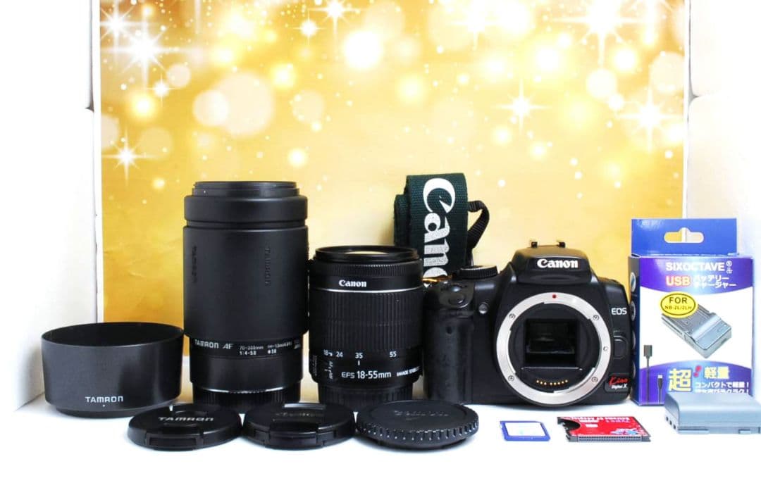 CANON　EOS　KissX　超望遠おまけレンズ　初心者　キャノン　手ブレ