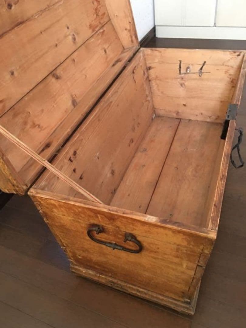 フランスアンティーク ブランケットボックス