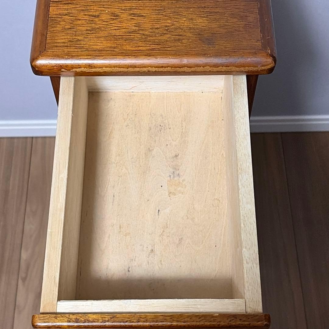 吉川 葡萄園 スリムチェスト　アンティーク 木製 小物入れ