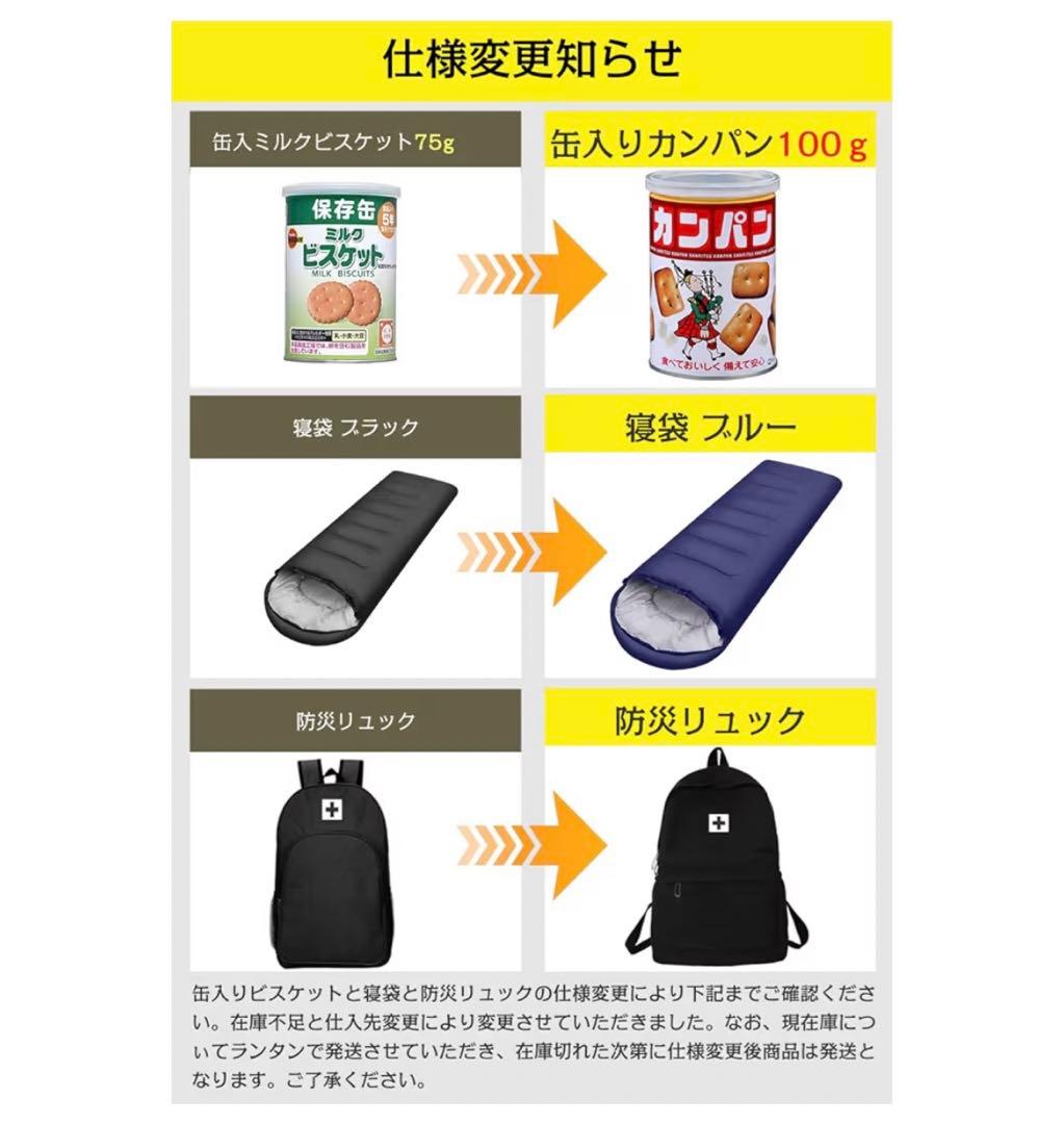 防災リュック非常用持ち出しセット 18Lリュック 32点セット